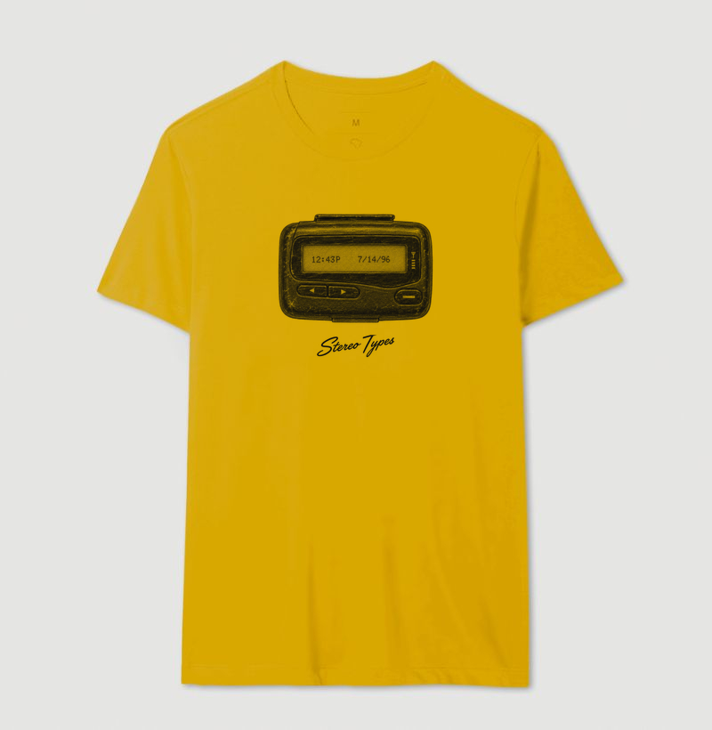 Pager · Anos 90 · Traço Escuro · STEREO TYPES - Imagem 6