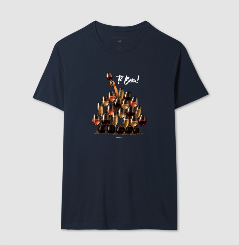 Camiseta Vinho - Tô Bem! - Taças - Imagem 6