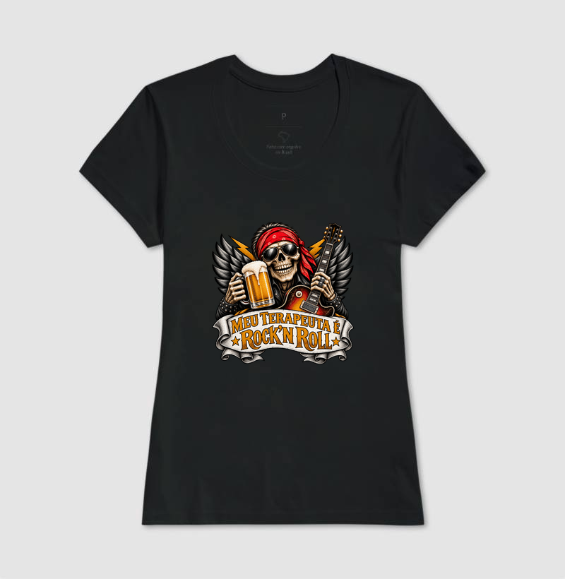 Camiseta "Meu Terapeuta é Rock'N Roll" - Imagem 3
