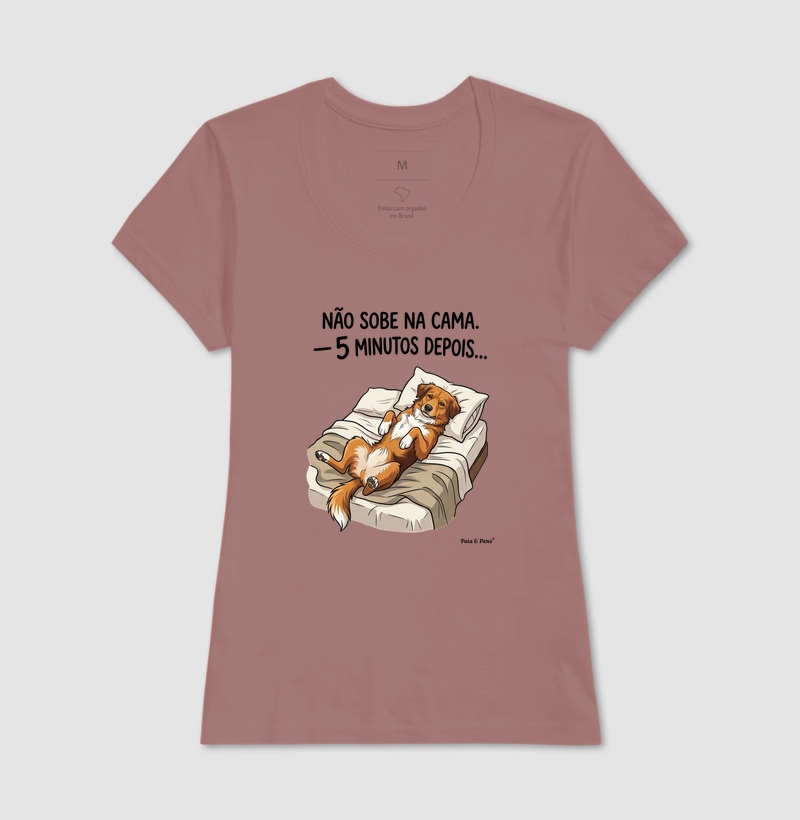 CAMISETA NOSSO MASCOTE SOBE NA CAMA - Imagem 17
