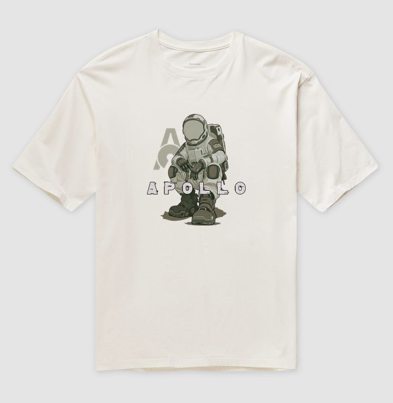 Camiseta Oversized Apollo 18 | Linha Abstract — Aion Abstract - Imagem 4