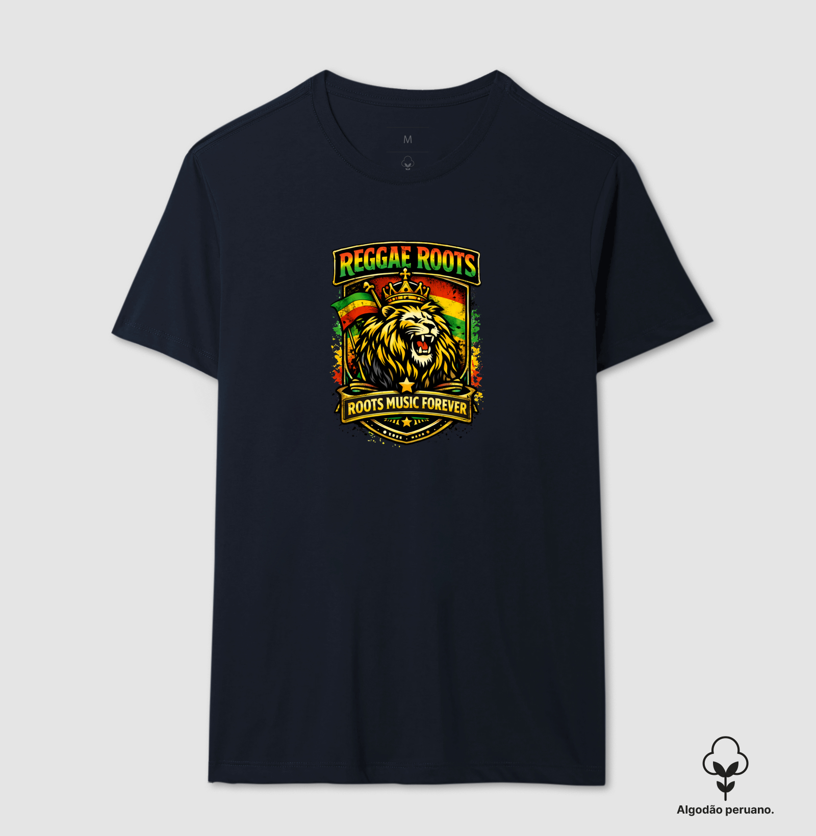 Camiseta Roots Music Forever.  Coleção Reggae Music. Masculina e Feminina. Algodão Peruano. - Imagem 9