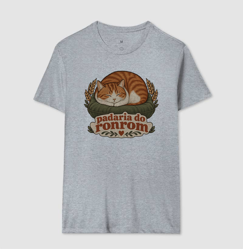 Camiseta Gato Pãozinho "padaria do ronrom" | Pelo & Pano - Imagem 8