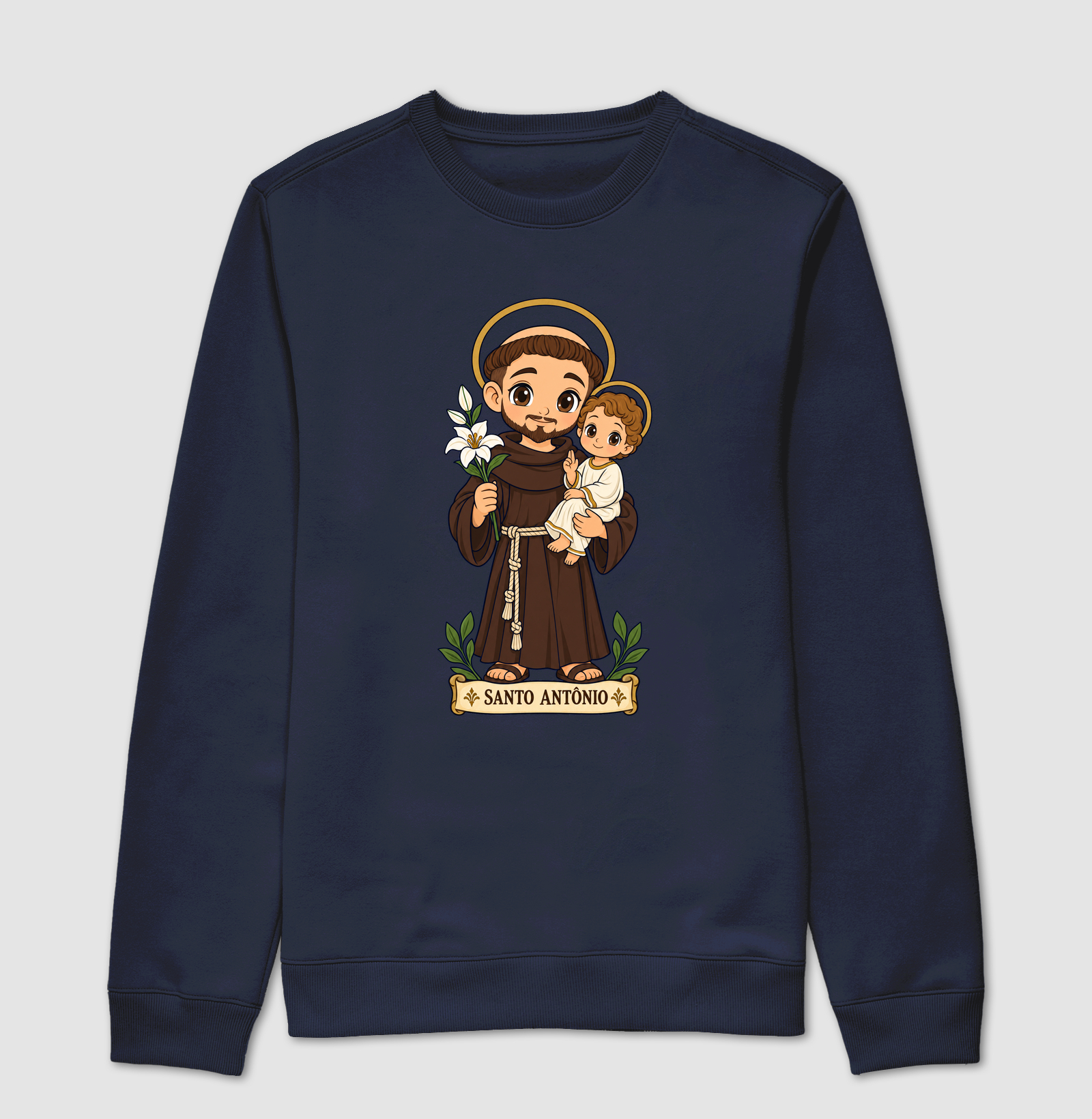 Santo Antonio estilo chibi - Imagem 5