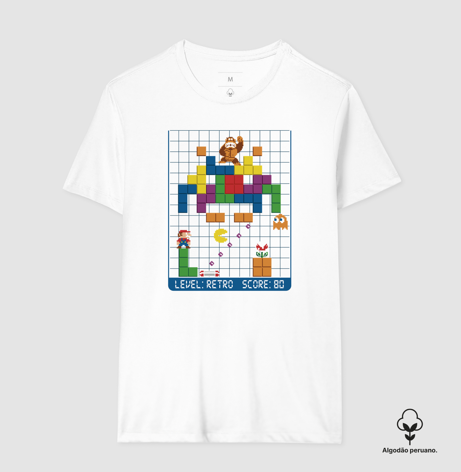 Camiseta Algodão Peruano Level Nostalgia - Imagem 4