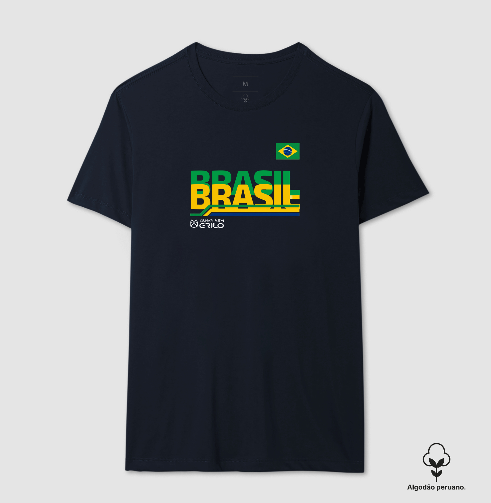 Camiseta Algodão Peruano - Brasil - Imagem 5