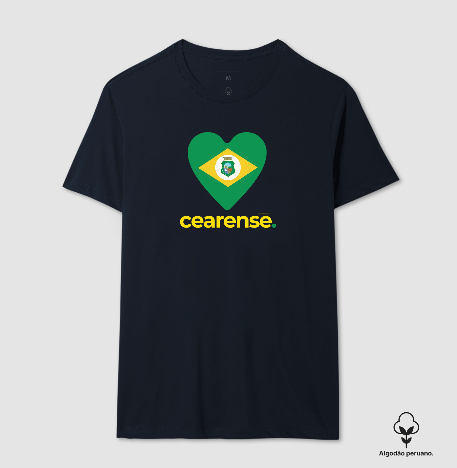 Camiseta Coração Cearense. | OxenteWear - Imagem 3