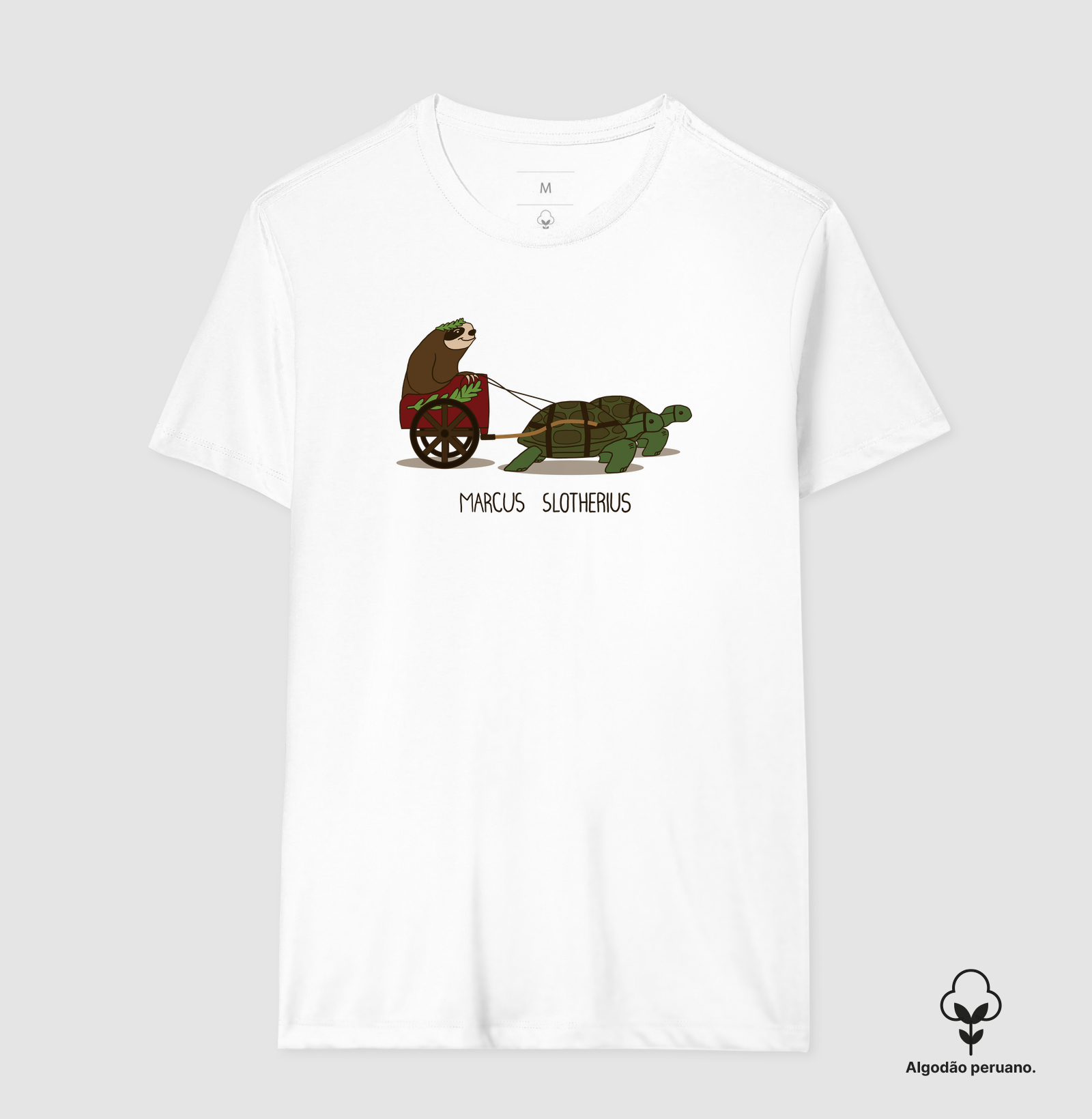 Camiseta Algodão Peruano Marcus Preguicius - Imagem 2