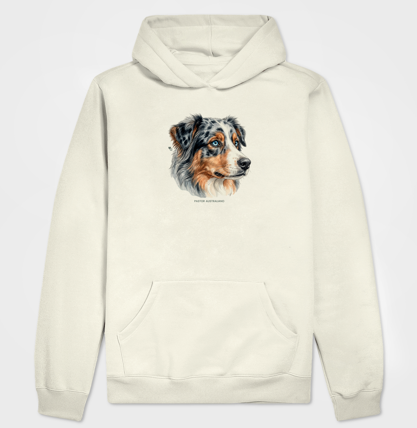Cães - Pastor Australiano (Blue Merle) - Moletom Hoodie - Imagem 5