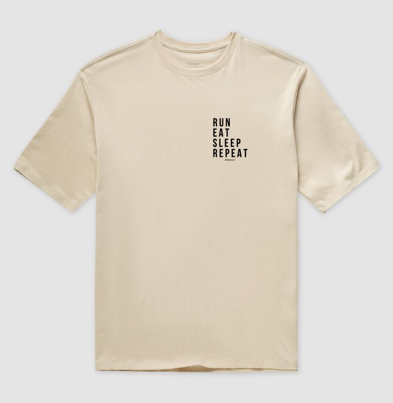 Oversized Run. Eat. Sleep. Repeat. - Imagem 3