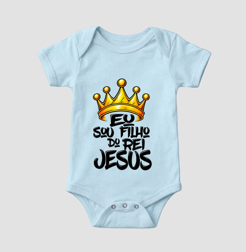 Body Infantil Eu Sou Filho do Rei Jesus - Imagem 3