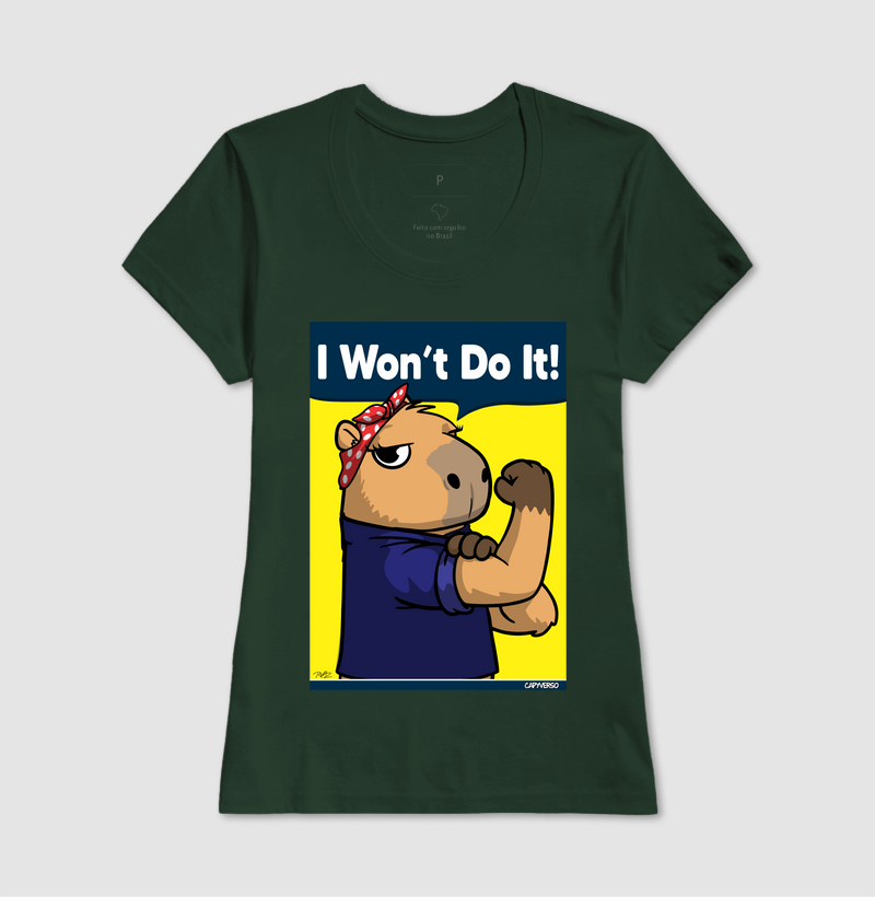 Camiseta Capivara I won’t do it! - Imagem 13
