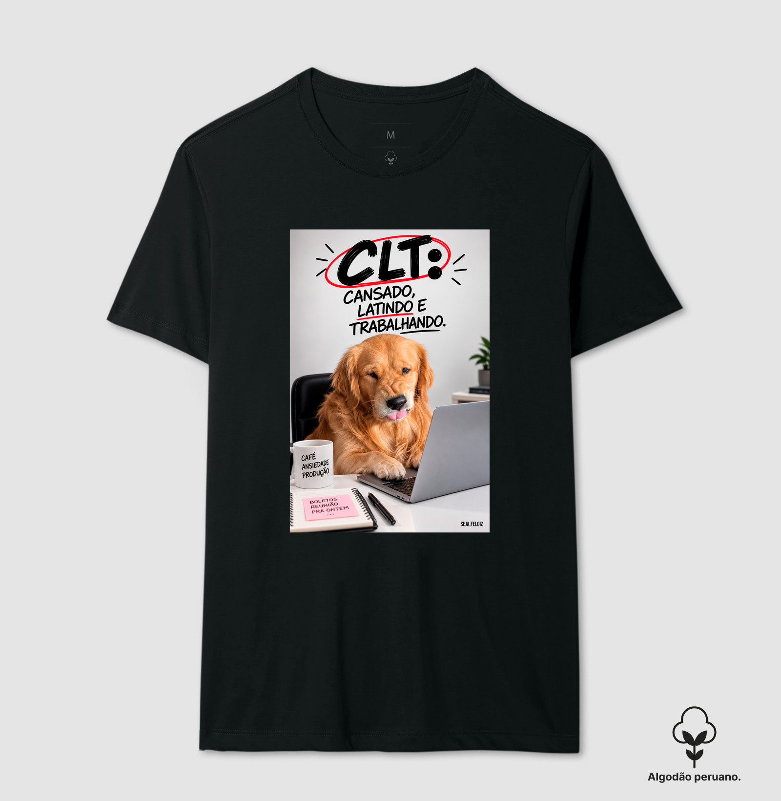 🐶💻 CLT — Cansado, Latindo e Trabalhando! | Golden Retriever Edition ☕🐾 - Imagem 5