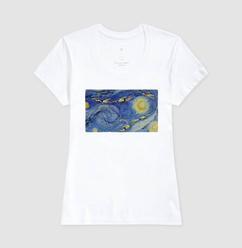 Camiseta Natação - O Mar Agitado - Imagem 5