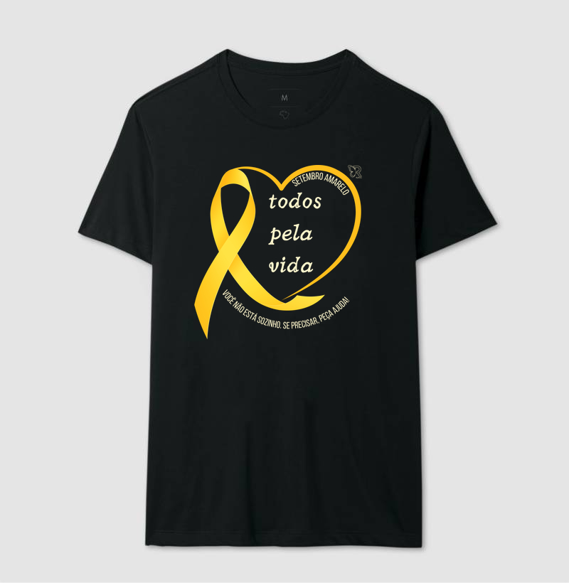 Camiseta - Setembro Amarelo - TODOS PELA VIDA - Imagem 2