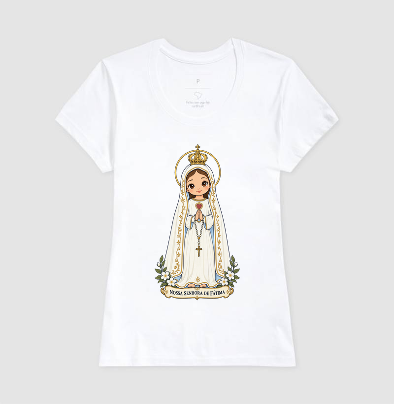 Nossa senhora e Fátima estilo chibi - Imagem 5