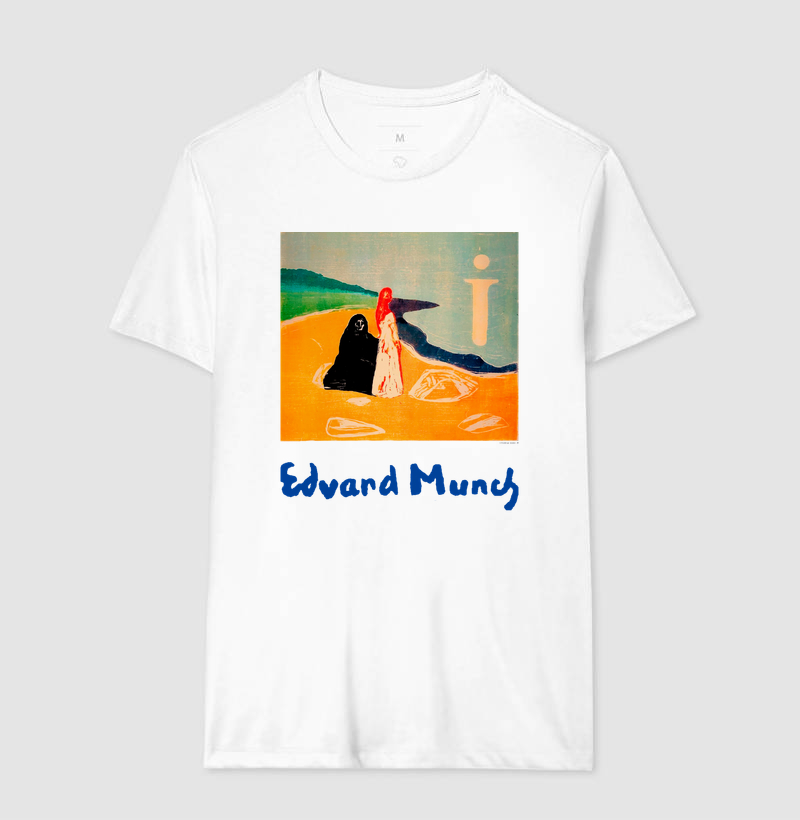 Camiseta Edvard Munch Duas Mulheres Na Praia - Imagem 4