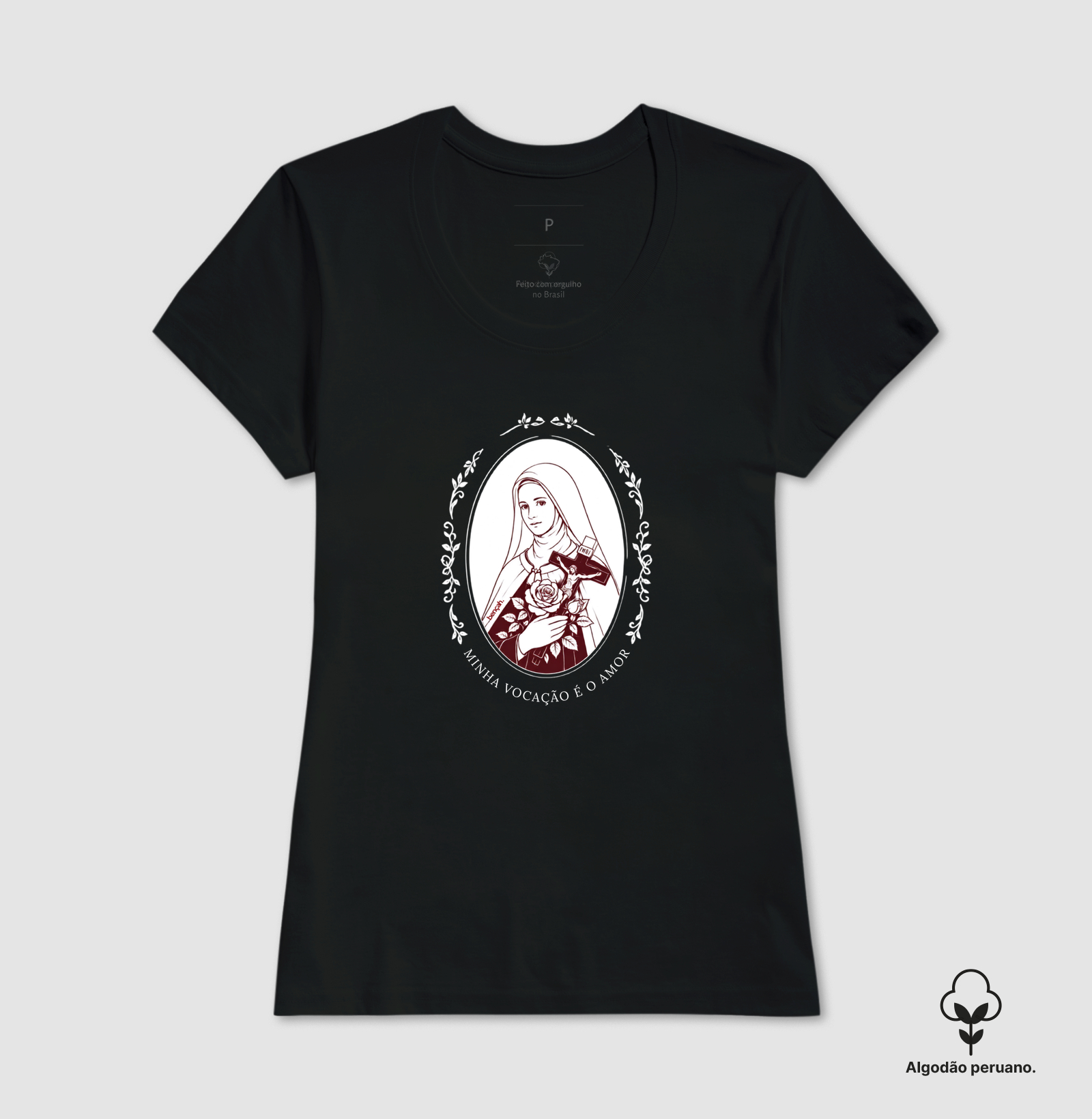 Camiseta Premium - Santa Teresinha do Menino Jesus - Imagem 3