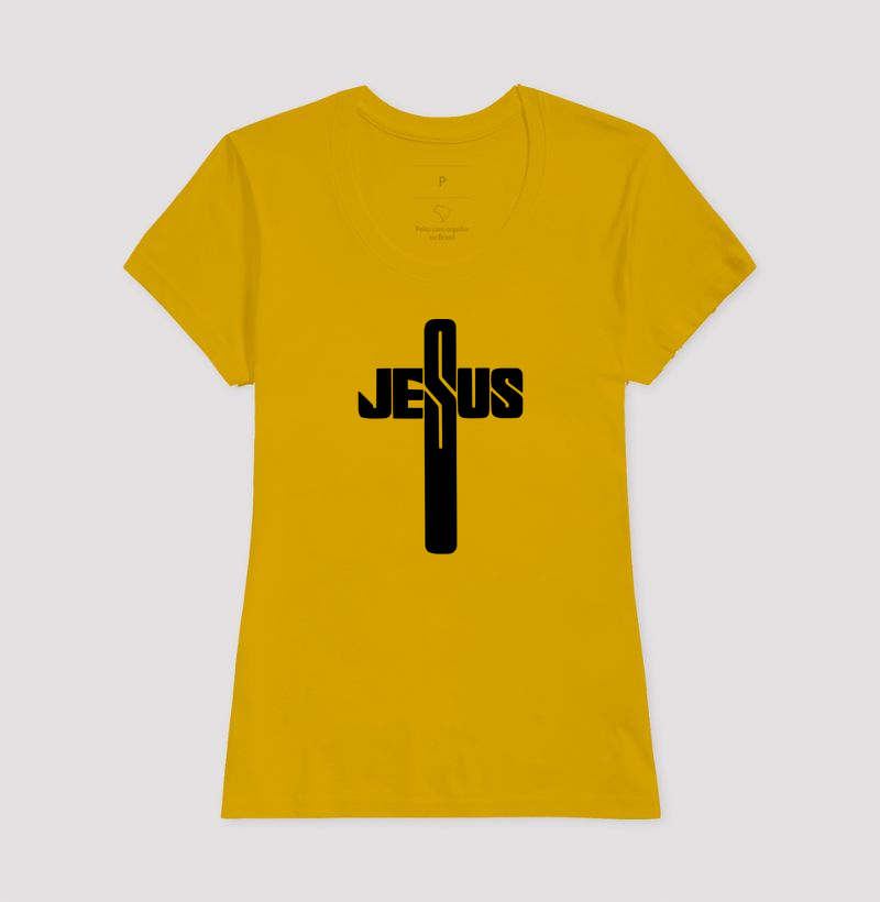 Camiseta Feminina Jesus Cruz - Imagem 8