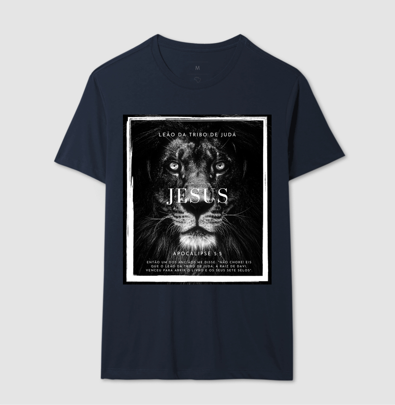 Camiseta Cristã Leão da Tribo de Judá - Imagem 6