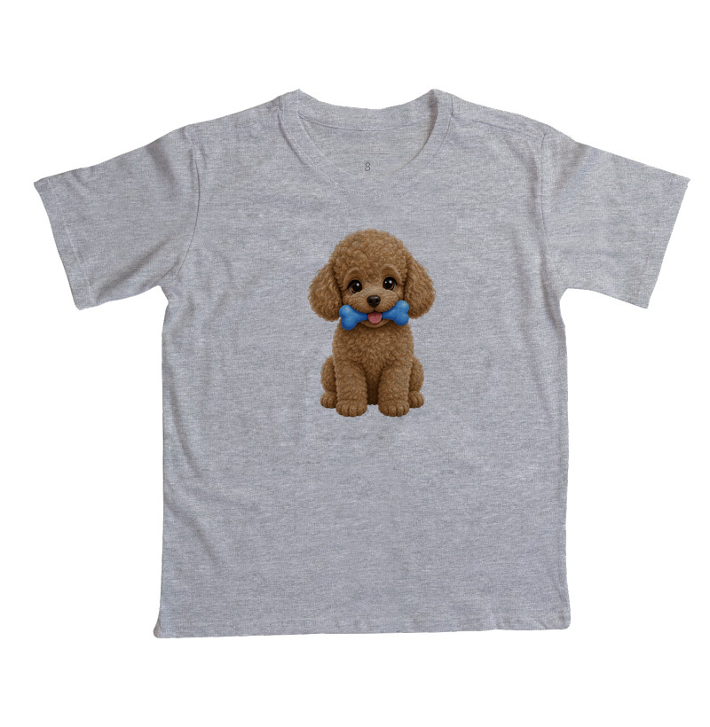 Poodle Marrom - Desenho Infantil - Imagem 2