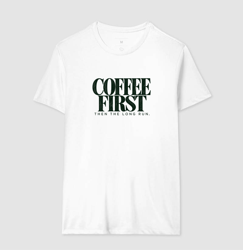 Camiseta Corrida - Coffee First Then The Long Run - Imagem 4