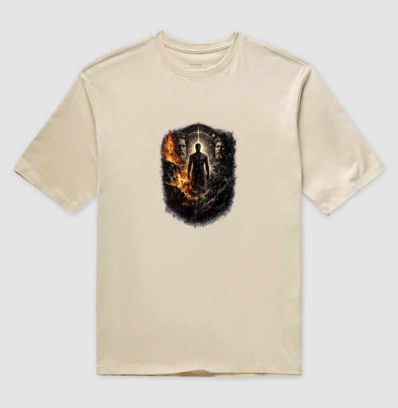 Camiseta Estoicismo "Flames and Shadows" - Imagem 3