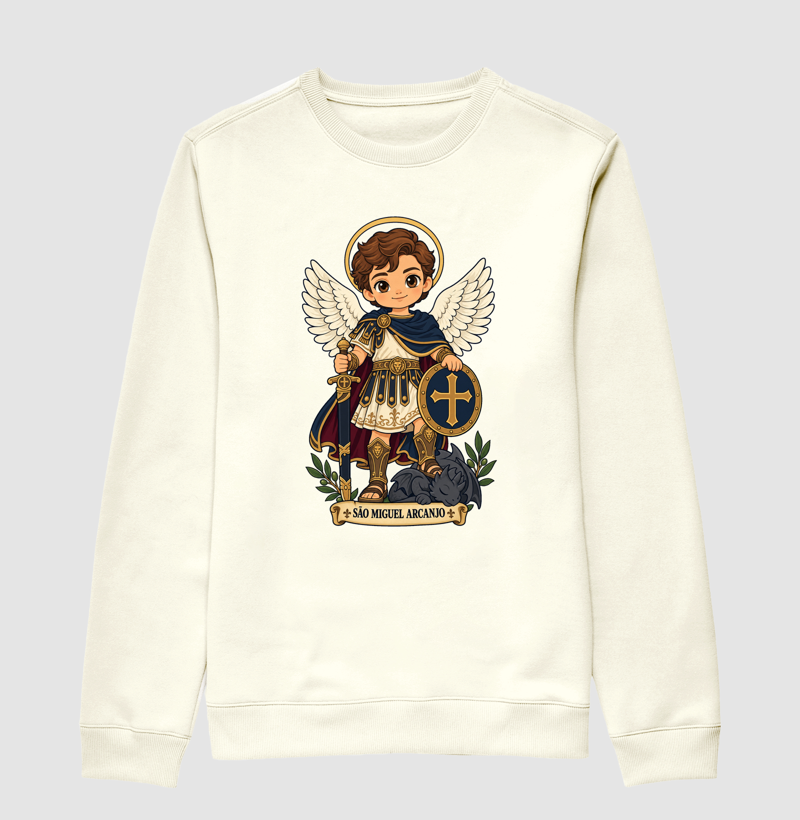 São Miguel Arcanjo estilo chibi - Imagem 2
