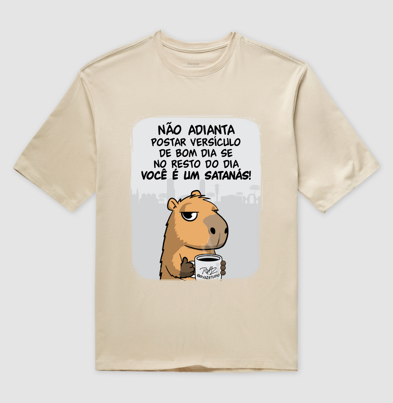 Camiseta Capivara Você é um Satanás - Imagem 3