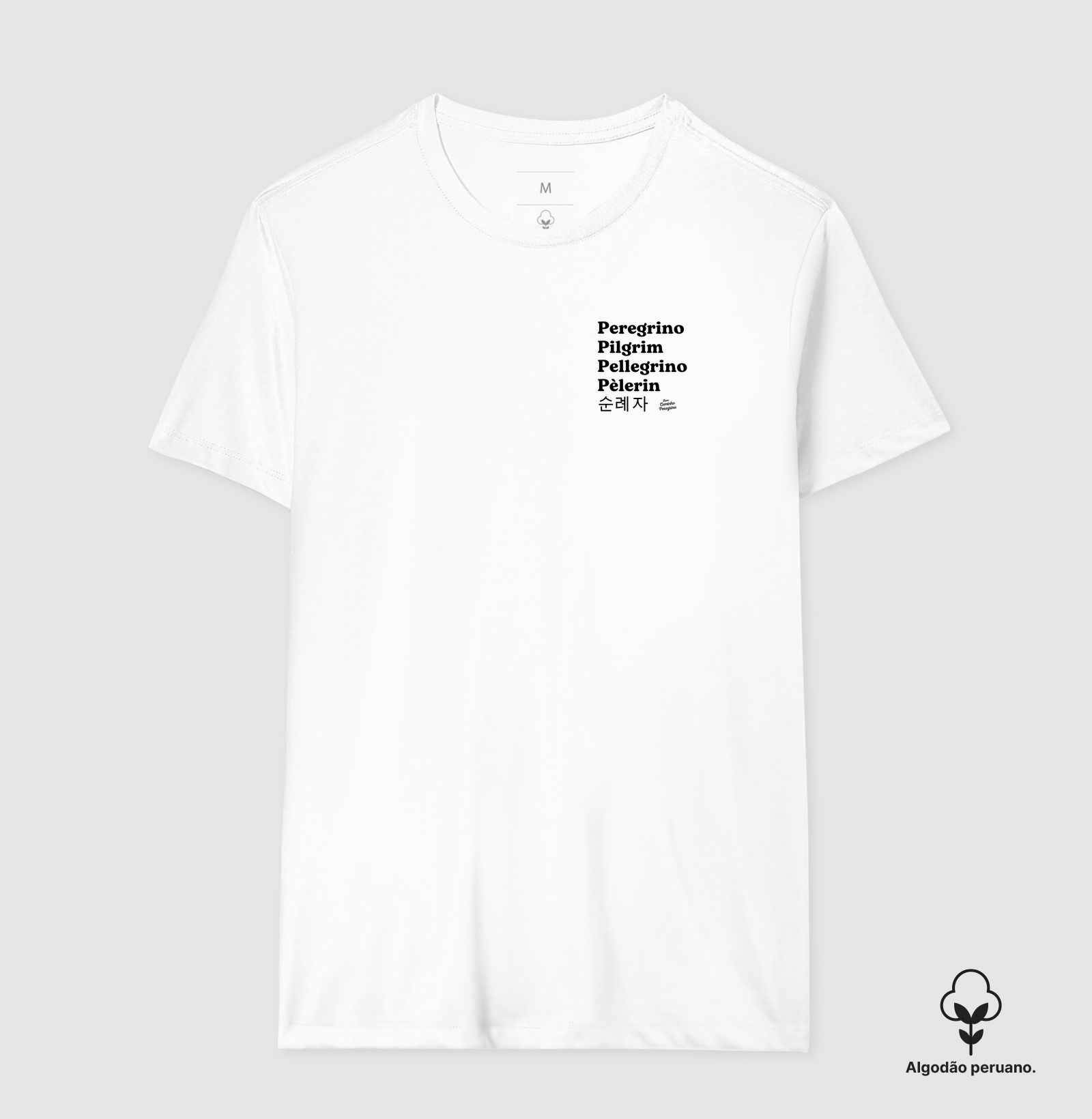 Camiseta Peregrina Multilíngue | Versão Bolso - Imagem 7