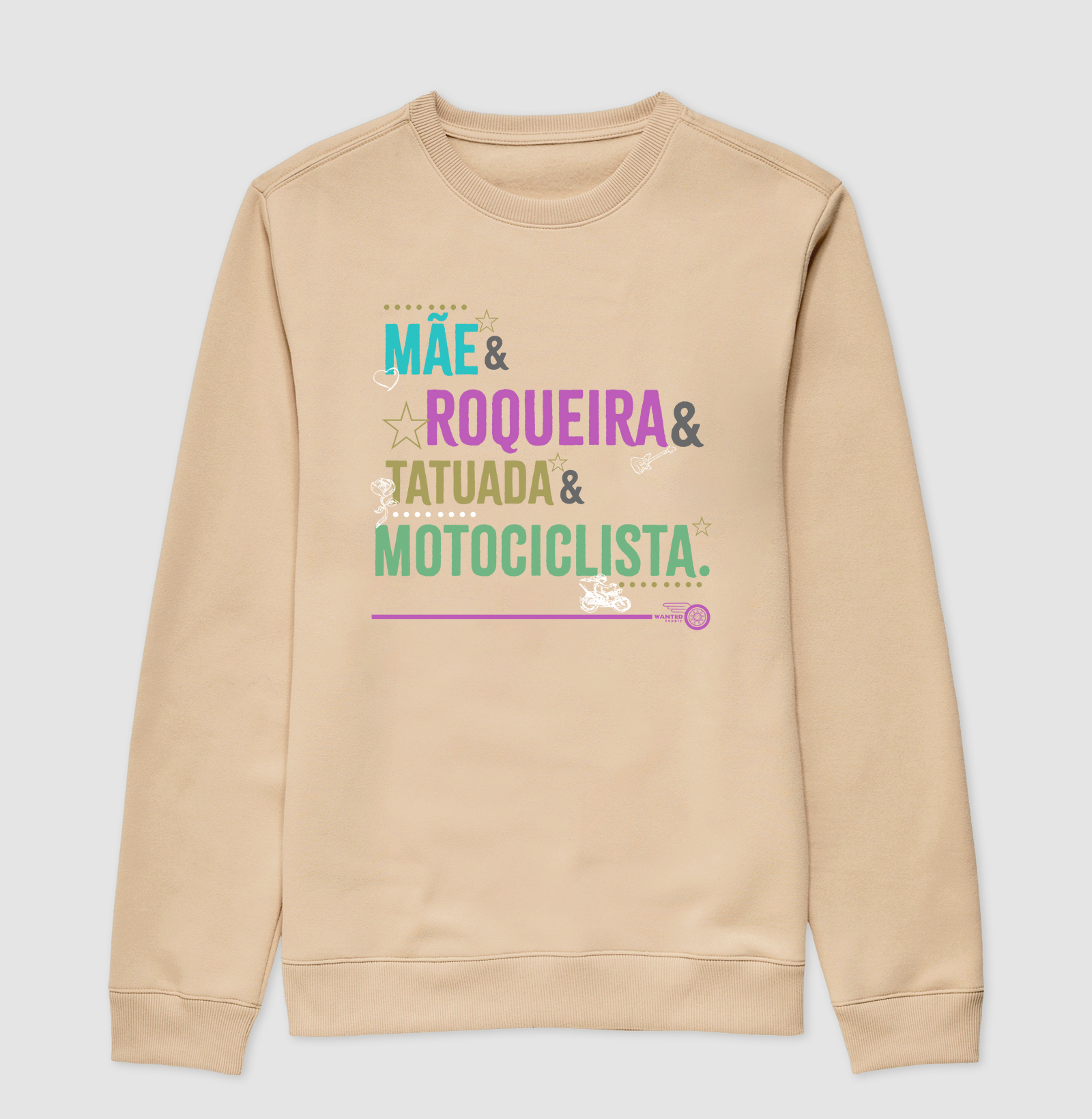 Mãe, Roqueira, Tatuada, Motociclista - Color - Imagem 3