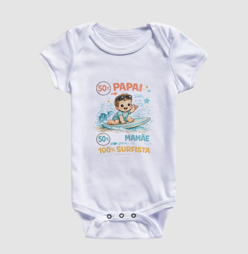 50% papai, 50% mamãe, 100% surfista. - Imagem 2
