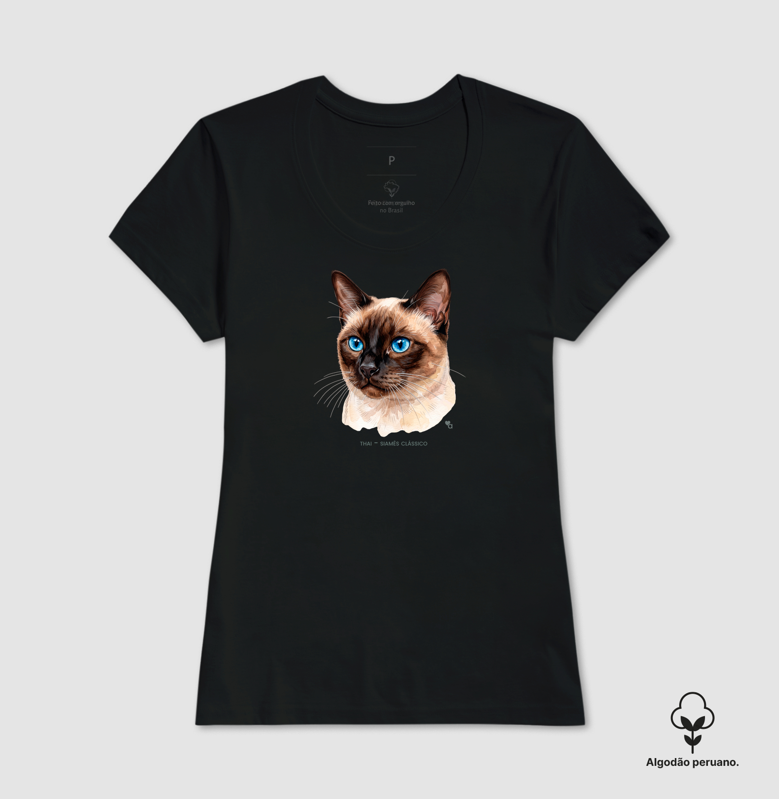 Gatos - Thai - Algodão Peruano - Imagem 9