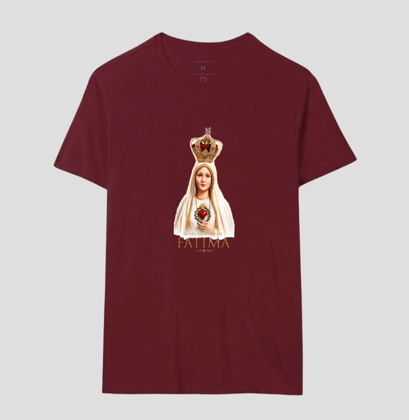 Camiseta Nossa Senhora de Fátima Imaculado Coração - Imagem 16