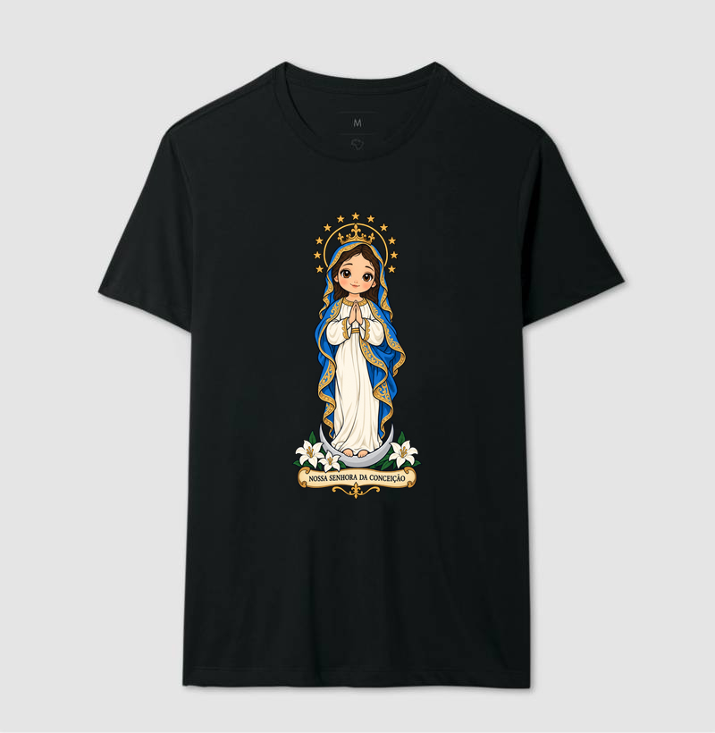Nossa Senhora da Conceição estilo chibi - Imagem 2