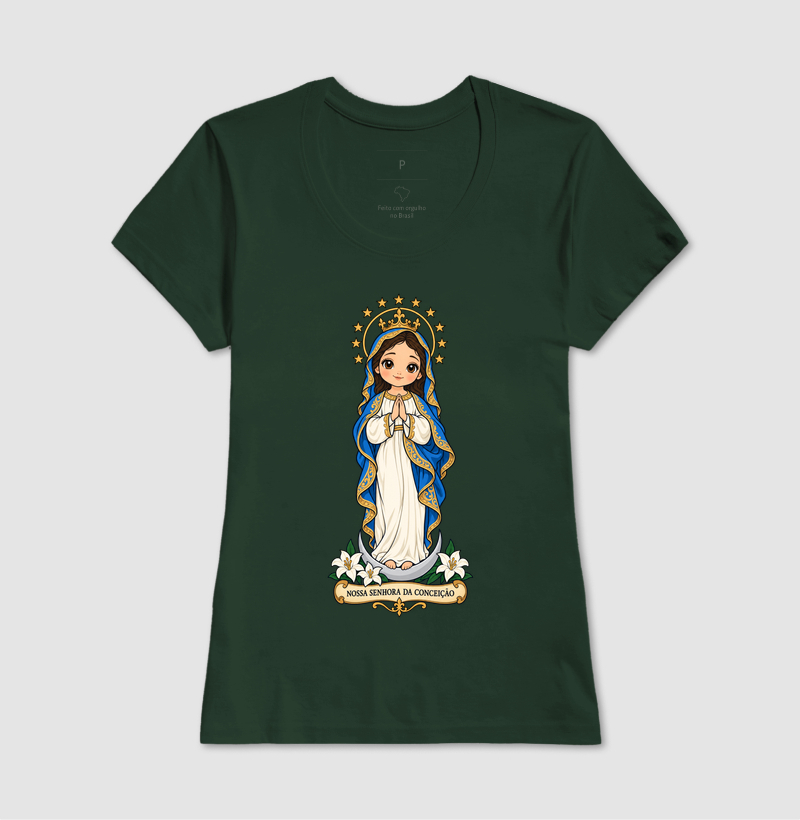 Nossa Senhora da Conceição estilo chibi - Imagem 11