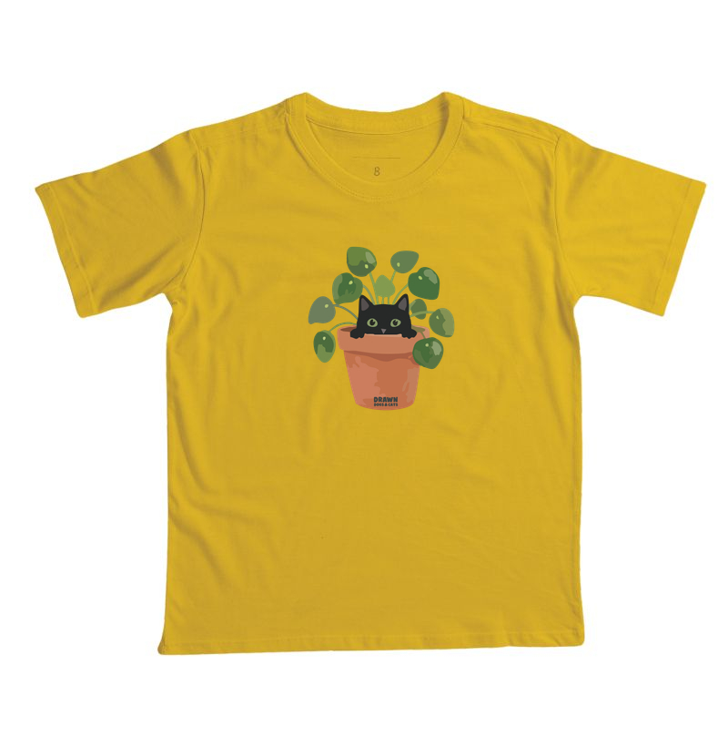 Gato preto dentro do vaso de planta - Imagem 6