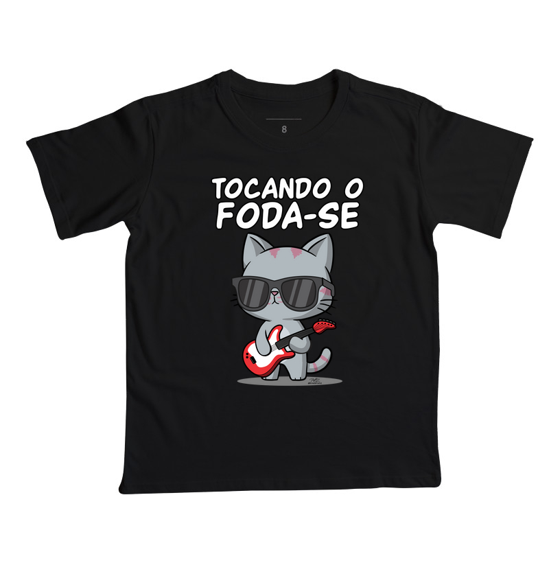 Camiseta Gato Sincero Tocando - Imagem 4