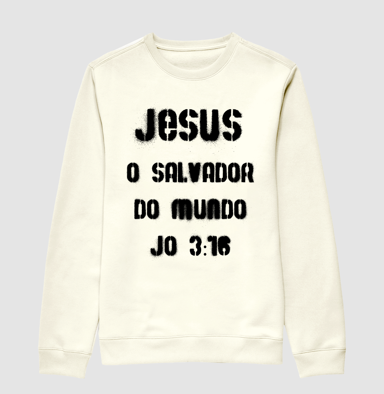 Suéter Moletom Cristão O Salvador do Mundo - Imagem 2