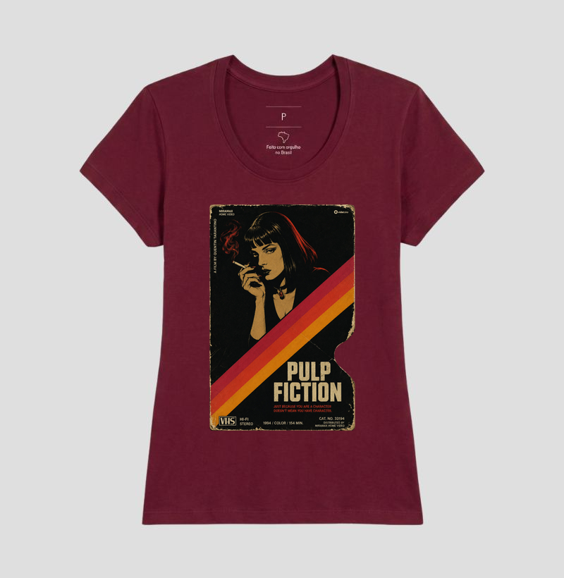 Pulp Fiction — Capa VHS Mia Wallace - Imagem 17