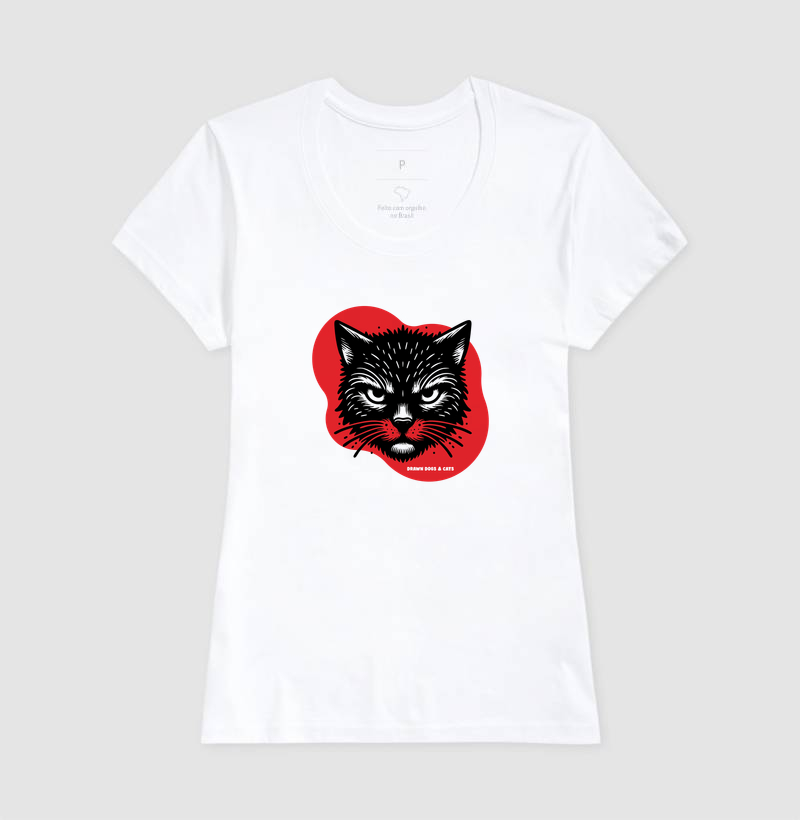 Gato preto e fundo vermelho - Imagem 6