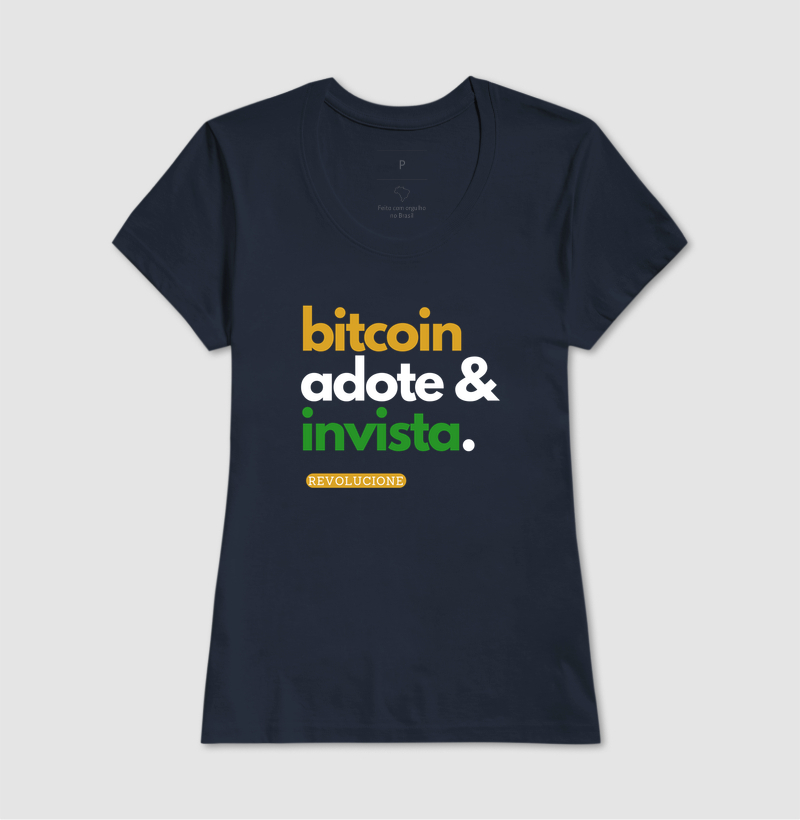 Camiseta Bitcoin Adote & Invista - Imagem 8