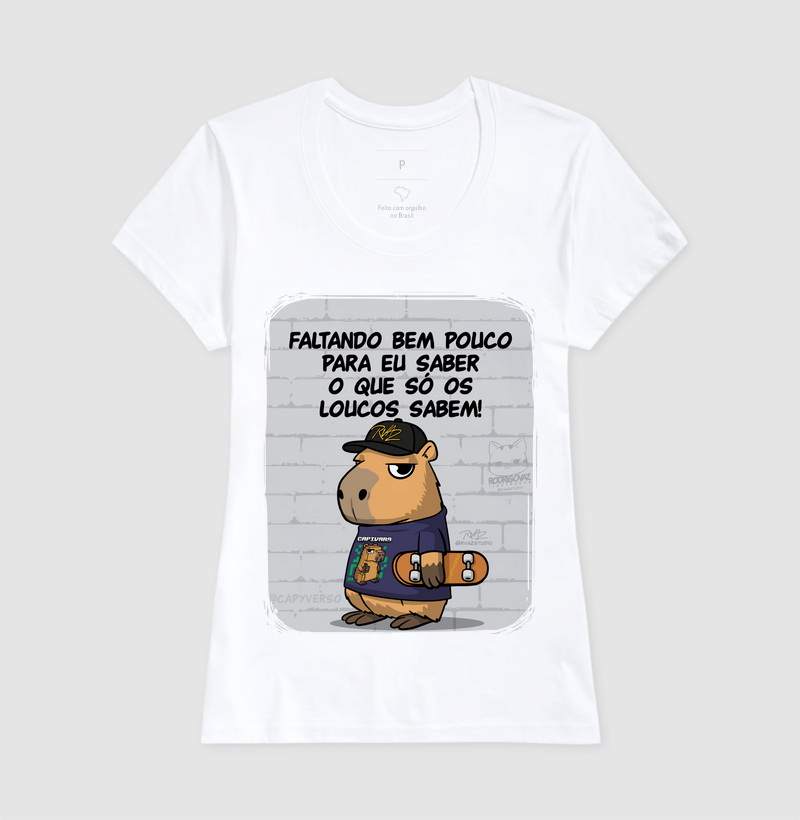 Camiseta Capivara só os loucos - Imagem 5