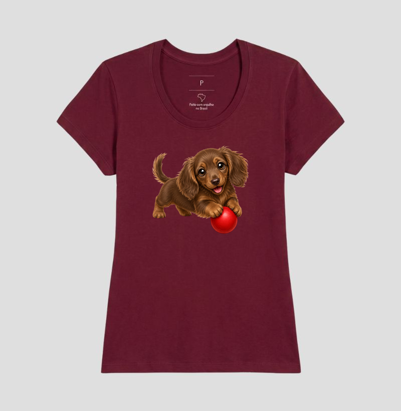 Dachshund Pelo Longo Marrom - Desenho Animado - Imagem 19
