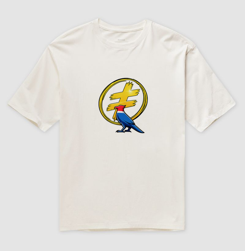 Camiseta com estampa “≠” e pássaro colorido — símbolo de diversidade e liberdade. Um manifesto de orgulho e inclusão para quem acredita na força das diferenças. - Imagem 4