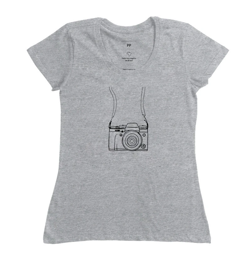 Camiseta câmera fotográfica - Imagem 8