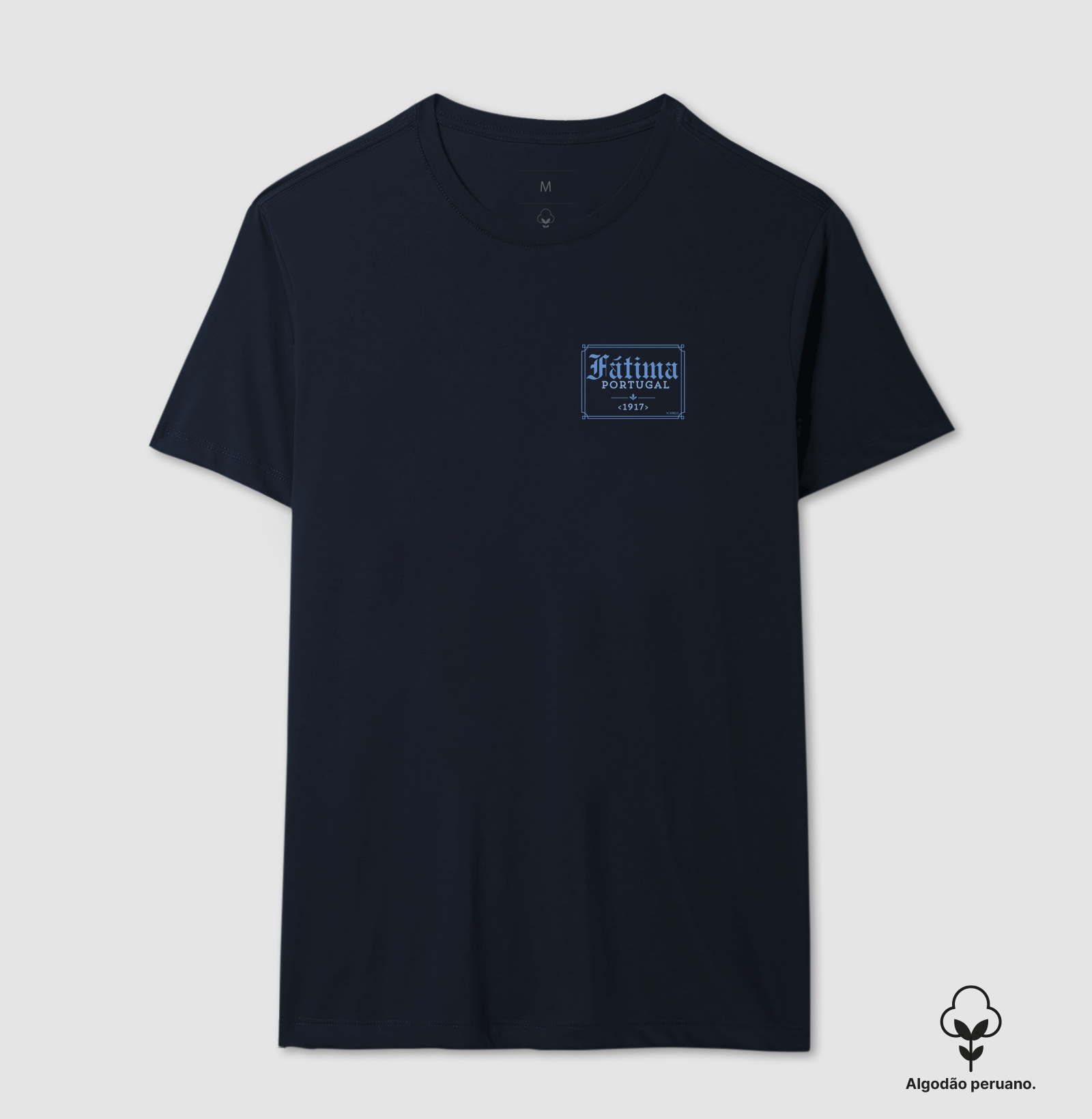 Camiseta Nossa Senhora de Fátima (logo azul claro) - Imagem 6