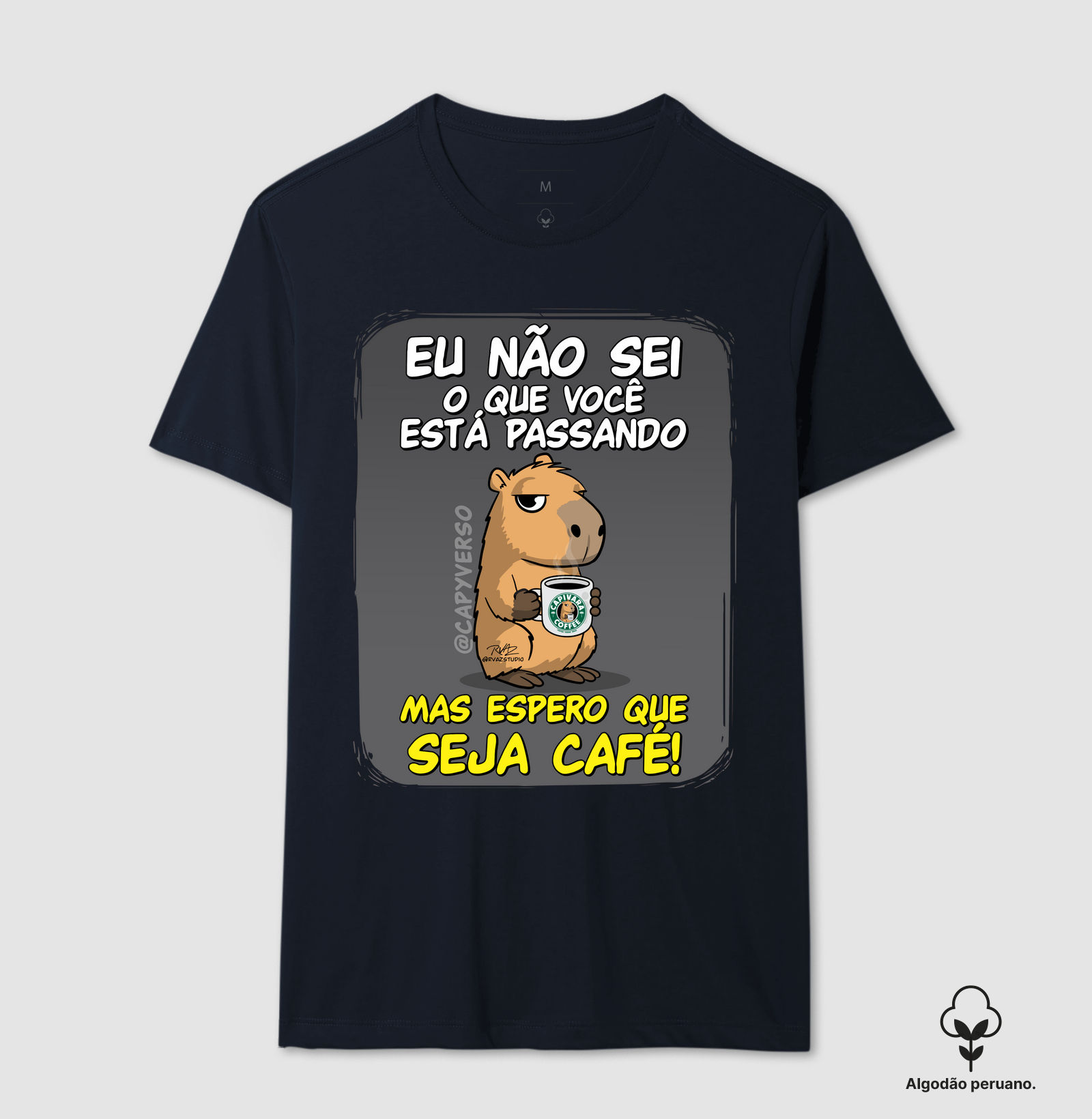 Camiseta Capivara Seja Café - Imagem 7