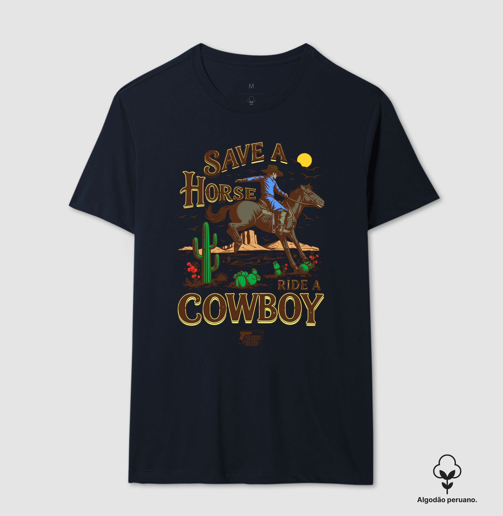 Save a Horse Ride a Cowboy Pólvora com Blush - Imagem 2