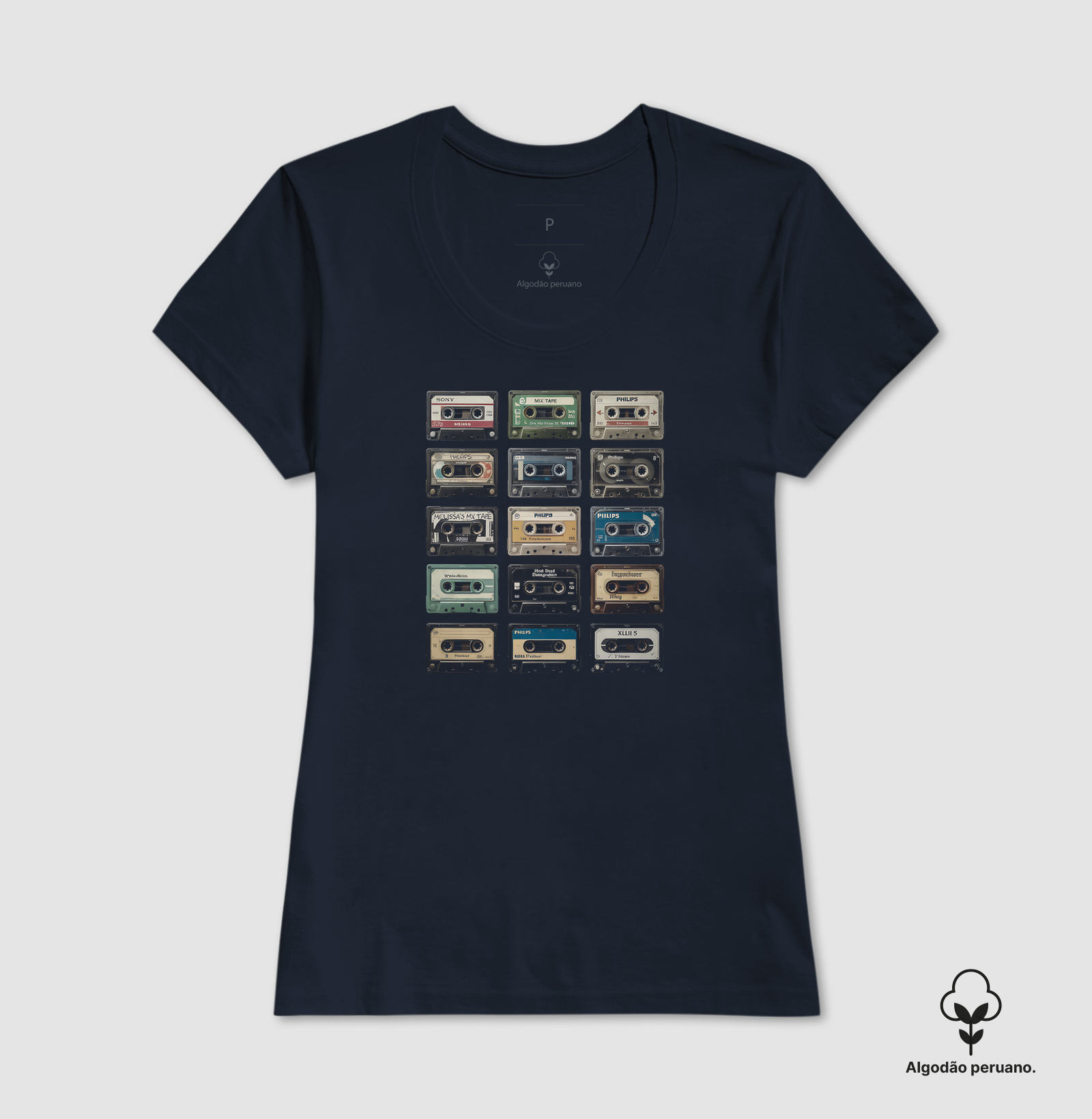Camiseta Algodão Peruano Mix Tapes - Imagem 5